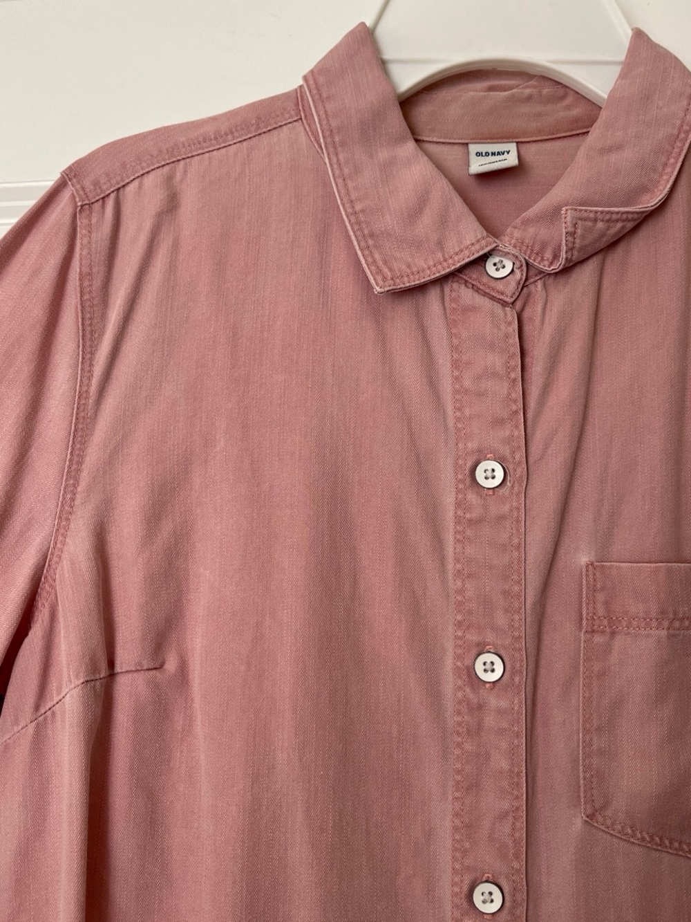 Old Navy Pink Collared Button Shirt